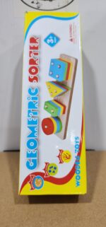 ⁦Wooden Toys Geometric Sorter (لعبة الفرز الهندسي الخشبية)⁩ - الصورة ⁦4⁩