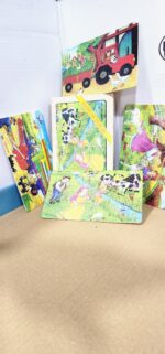 Set 4 Puzzle Wood (مجموعة 4 بازل خشبي)
