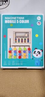 ⁦Magnetism Mobile 5 Color Toy لعبة الاقراص الملونة ولعبة ترتيب الكرات المتحركة⁩ - الصورة ⁦2⁩