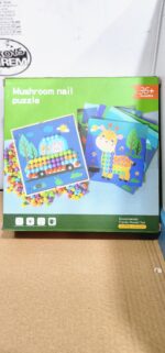 ⁦Mushroom Nail Puzzle Set  بازل المسامير لتشكيل الكلمات والصور⁩ - الصورة ⁦5⁩