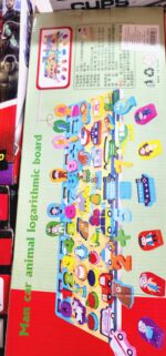 Man Car Animal Logarithmic Board لوحة تعليم الارقام والحيوانات والمركبات