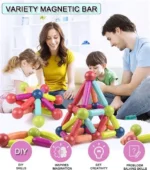 Magnetic Building Sticks Toy (25 pieces) لعبة الاعمدة المغناطيسية 25 قطعة