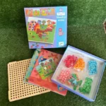 ⁦Mushroom Nail Puzzle Set  بازل المسامير لتشكيل الكلمات والصور⁩ - الصورة ⁦3⁩