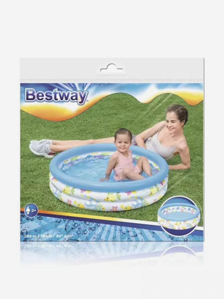 116162600299 مسبح باستواي دائري 102*25 سم piscine bestway 102*25 cm - الصورة 1