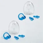 طقم سدادات أذن ومشبك أنف للسباحة KIT OREILLE / NEZ INTEX